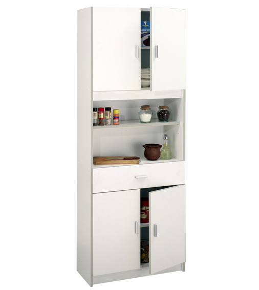 Mueble auxiliar con 4 puertas, cajón y balda, un complemento ideal en tu  cocina.